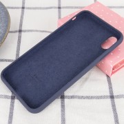 Чехол Silicone Case Full Protective (AA) для Apple iPhone XS Max (6.5"), Темный Синий / Midnight Blue