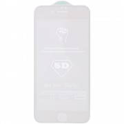 Защитное стекло для Apple iPhone SE 2 / 3 (2020 / 2022) / iPhone 8 / iPhone 7 - 5D Hard (full glue) (тех.пак), Белый