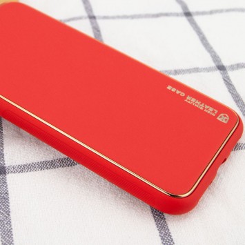Кожаный чехол Xshield для Apple iPhone SE 2 / 3 (2020 / 2022) / iPhone 8 / iPhone 7, Красный / Red - Чохли для iPhone SE 2 / 3 (2020 / 2022) / 8 / 7 - изображение 1