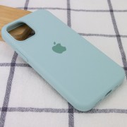 Чохол Silicone Case Full Protective (AA) для Apple iPhone 12 Pro / 12 (6.1"), Бірюзовий / Turquoise