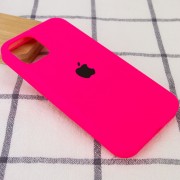 Чохол Silicone Case Full Protective (AA) для Apple iPhone 12 Pro Max (6.7"), Рожевий / Barbie pink