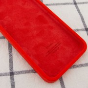 Чехол Silicone Case Square Full Camera Protective (AA) для Apple iPhone SE 2 / 3 (2020 / 2022) / iPhone 8 / iPhone 7, Красный / Red