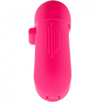 Силіконовий футляр New з карабіном для навушників Airpods 1/2, Рожевий / Barbie pink - Apple AirPods - зображення 3 