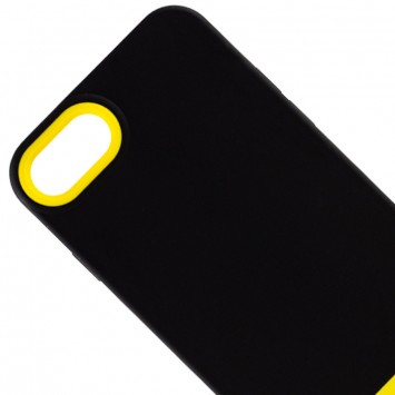 Чохол TPU+PC Bichromatic для iPhone SE 2 / 3 (2020 / 2022) / iPhone 8 / iPhone 7, Black / Yellow - Чохли для iPhone SE 2 / 3 (2020 / 2022) / 8 / 7 - зображення 1 