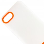 Чехол TPU+PC Bichromatic для Apple iPhone SE 2 / 3 (2020 / 2022) / iPhone 8 / iPhone 7, Matte/Orange