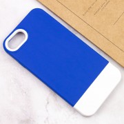 Чехол TPU+PC Bichromatic для Apple iPhone SE 2 / 3 (2020 / 2022) / iPhone 8 / iPhone 7, Navy Blue/White