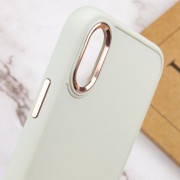 TPU чохол Bonbon Metal Style для Apple iPhone XS Max (6.5"), Білий / White