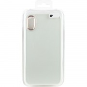 TPU чохол Bonbon Metal Style для Apple iPhone XS Max (6.5"), Білий / White