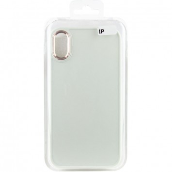 TPU чехол Bonbon Metal Style для Apple iPhone XS Max (6.5"), Белый / White - Чехлы для iPhone XS Max - изображение 5