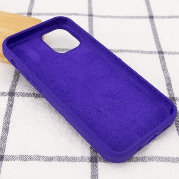 Чехол Silicone Case Full Protective (AA) для Apple iPhone 14 (6.1"), Фиолетовый/Ultra Violet - Чехлы для iPhone 14 - изображение 2
