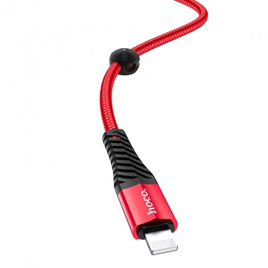 Дата кабель Hoco X38 Cool Lightning (1m), Червоний - зображення 1 