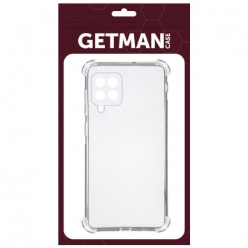 TPU чохол GETMAN Ease logo посилені кути для Samsung Galaxy M32, Безбарвний (прозорий) - Samsung Galaxy M32 - зображення 1 