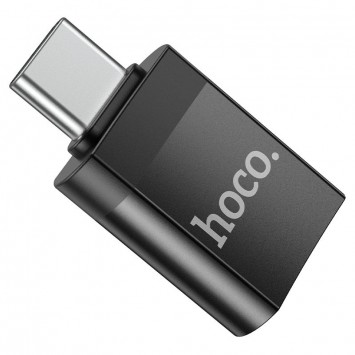 Переходник Hoco UA17 Type-C Male to USB Female USB3.0, Черный - Кабели / Переходники - изображение 3