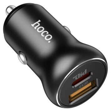 АЗУ Hoco NZ5 Smooth road PD30W + QC3.0, Черный - Автомобильные зарядные устройства - изображение 2
