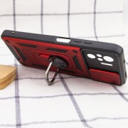 Ударостійкий чохол Camshield Serge Ring для Xiaomi Redmi Note 10 / Note 10s / Poco M5s, Червоний