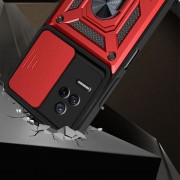 Ударопрочный чехол Camshield Serge Ring для Xiaomi Poco F4, Красный