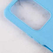 Силиконовый чехол Candy для Xiaomi Poco M5, Голубой