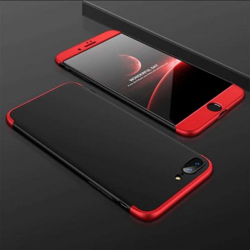 Пластикова накладка iPhone 7 plus / 8 plus (5.5") - GKK LikGus 360 градусів (opp), Чорний / Червоний - Apple - зображення 1 