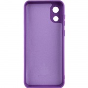 Чохол Silicone Cover Lakshmi Full Camera (A) для Samsung Galaxy A03 Core, Фіолетовий / Purple