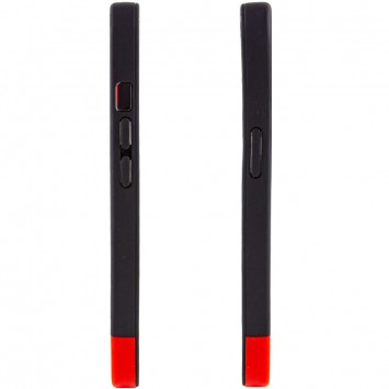Чохол для iPhone 7 plus / 8 plus (5.5") - TPU+PC Bichromatic, Black/Red - Apple - зображення 2 