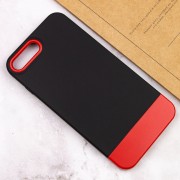 Чохол для iPhone 7 plus / 8 plus (5.5") - TPU+PC Bichromatic, Black/Red