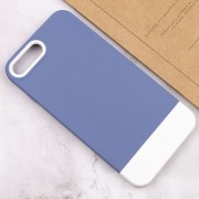 Чохол для iPhone 7 plus / 8 plus (5.5") - TPU+PC Bichromatic, Blue/White