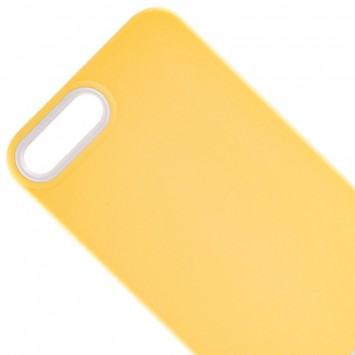 Чехол для iPhone 7 plus / 8 plus (5.5") - TPU+PC Bichromatic, Creamy-yellow / White - Apple - изображение 1