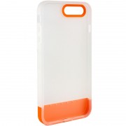 Чехол для iPhone 7 plus / 8 plus (5.5") - TPU+PC Bichromatic, Matte/Orange