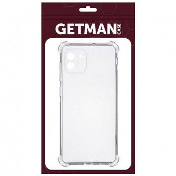 TPU чохол GETMAN Ease logo посилені кути для Samsung Galaxy A03, Безбарвний (прозорий) - Samsung - зображення 1 