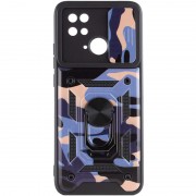 Ударостійкий чохол Camshield Serge Ring Camo для Xiaomi Poco C40, Фіолетовий / Army Purple