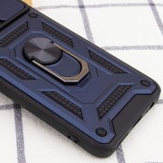 Ударопрочный чехол Camshield Serge Ring для Xiaomi Redmi A1+ / Poco C50, Синий