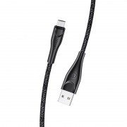 Дата кабель Usams US-SJ399 U41 Micro Braided Data and Charging Cable 3m, Чорний