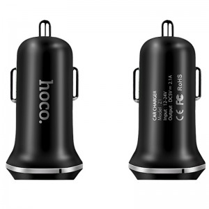 Зарядний пристрій Hoco Z1 (2USB 2.1A), Чорний