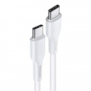 USB кабель для телефона, планшета USAMS US-SJ459 U43 Type-C to Type-C 100W PD (1.2m), Білий