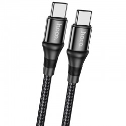 USB кабель Hoco X50 "Excellent" Type-C to Type-C (2m), Чорний