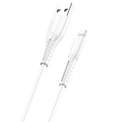 Дата кабель Usams US-SJ364 U35 USB to Lightning 2A (1m), Білий