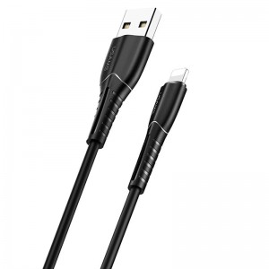 Дата кабель Usams US-SJ364 U35 USB to Lightning 2A (1m), Чорний