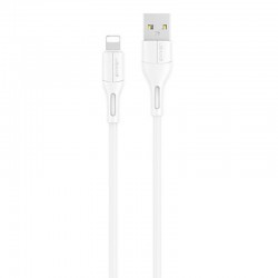 Дата кабель USAMS US-SJ500 U68 USB to Lightning (1m), Білий