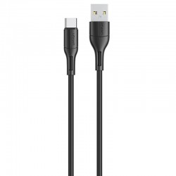 Дата кабель USAMS US-SJ501 U68 USB to Type-C (1m), Черный