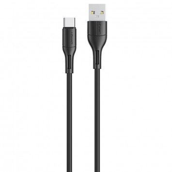 Дата кабель USAMS US-SJ501 U68 USB to Type-C (1m), Черный