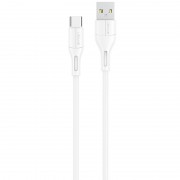 Дата кабель USAMS US-SJ501 U68 USB to Type-C (1m), Білий