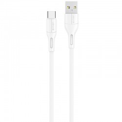 Дата кабель USAMS US-SJ501 U68 USB to Type-C (1m), Білий