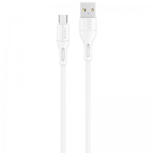 Дата кабель USAMS US-SJ502 U68 USB to MicroUSB (1m), Білий