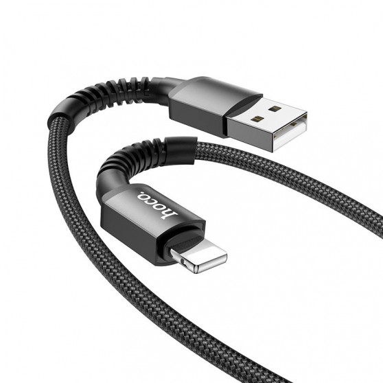 Кабель USB-Lightning - Hoco X71 "Especial"  (1m), Чорний