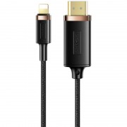 Дата кабель Usams US-SJ509 U70 Lightning to HDMI HD (2m), Black