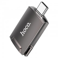 Переходник Hoco UA19 Type-C to HDMI, Серый