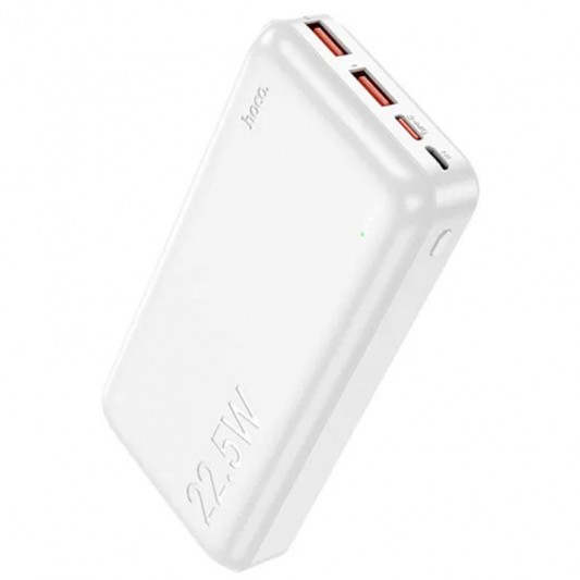 Портативний зарядний пристрій Power Bank Hoco J101A Astute 22.5W 20000 mAh, White