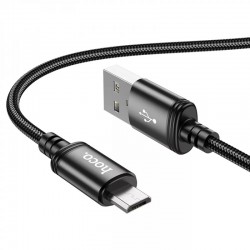 Дата кабель Hoco X89 Wind USB to MicroUSB (1m), Чорний