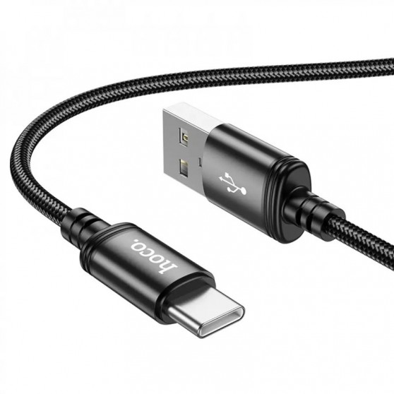 Дата кабель Hoco X89 Wind USB to Type-C (1m), Чорний