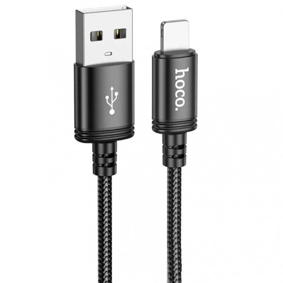 Дата кабель Hoco X89 Wind USB to Lightning (1m), Black